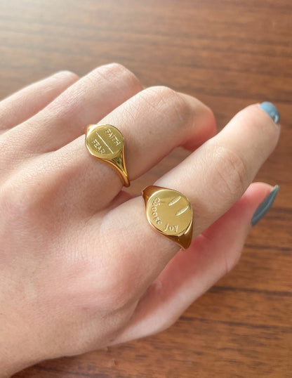 Elevated Faith Faith Over Fear Ring