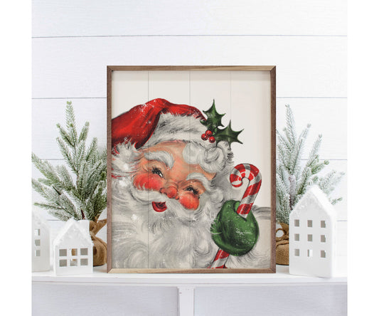 Kendrick Home Santa With Candy Cane