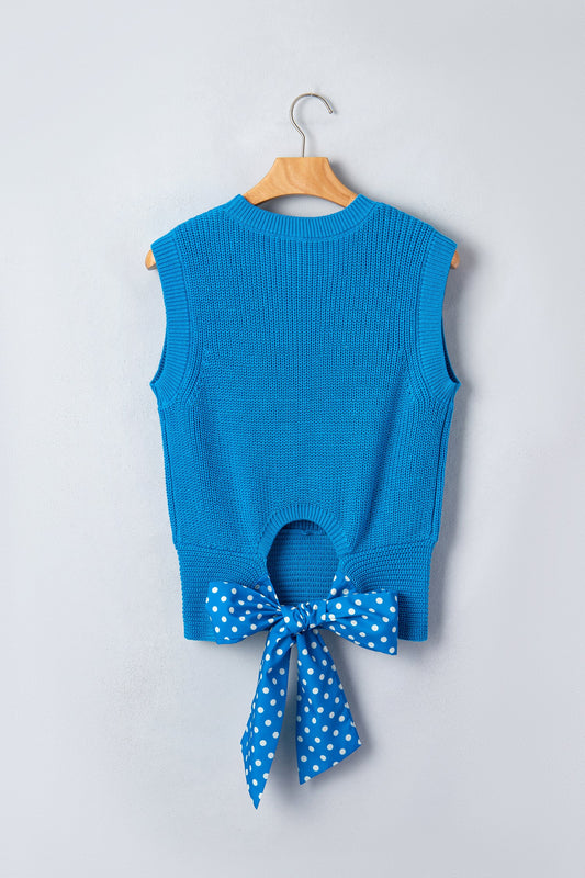 Threaded Pear Gracelynn Back Cropped Sweater
