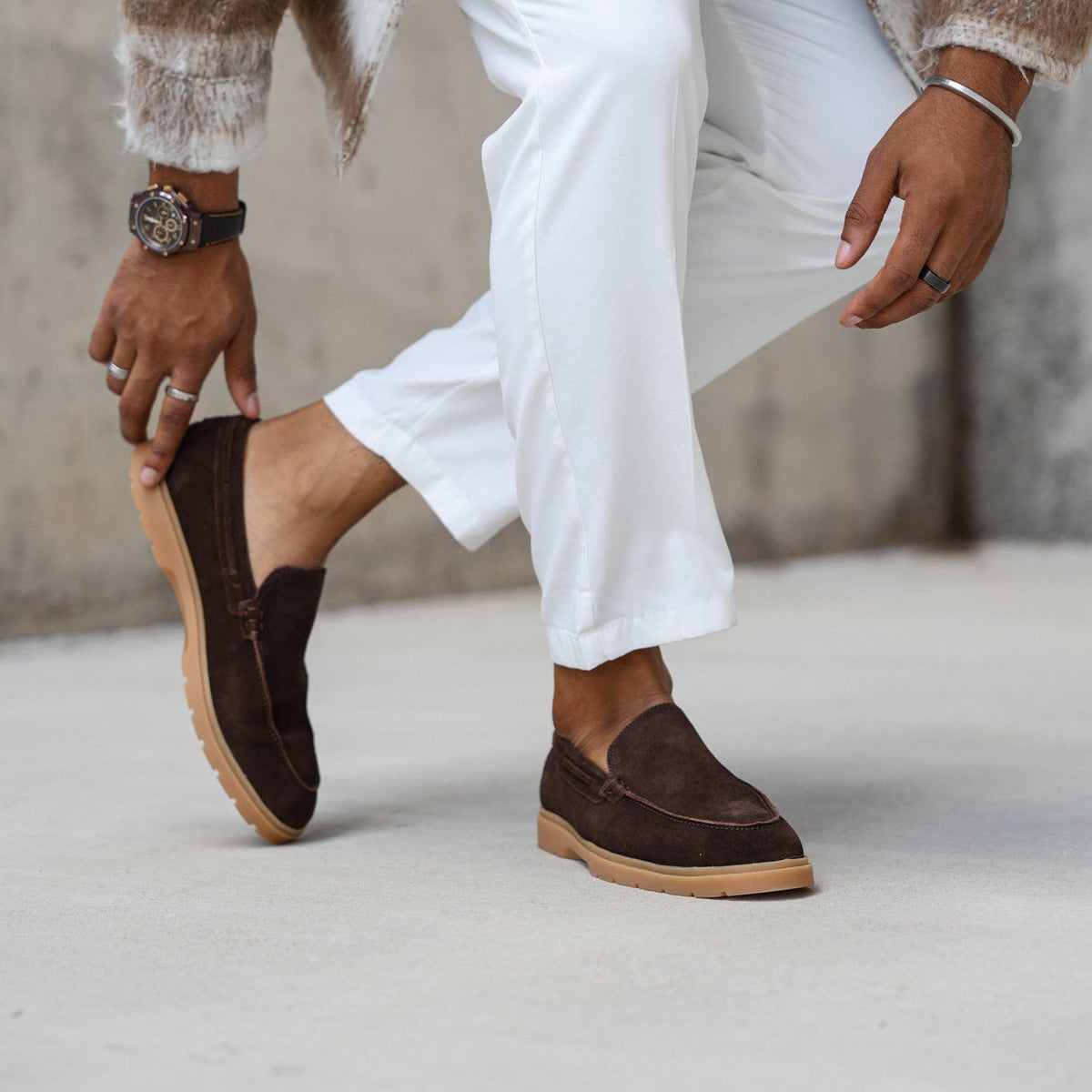 Cafe Suede Beige-