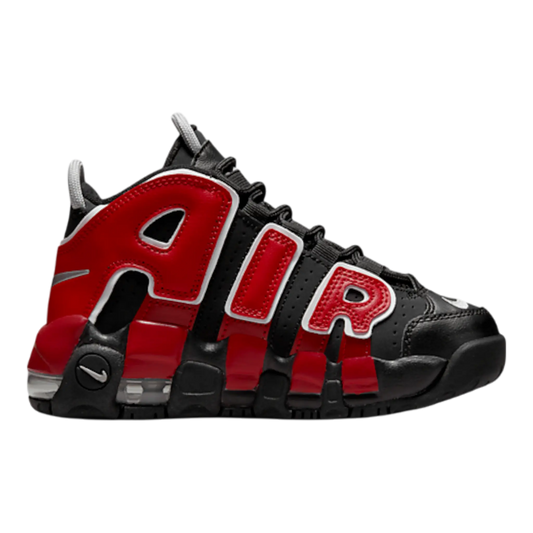 Nike Air More Uptempo Kids Sneakers Black/University Red