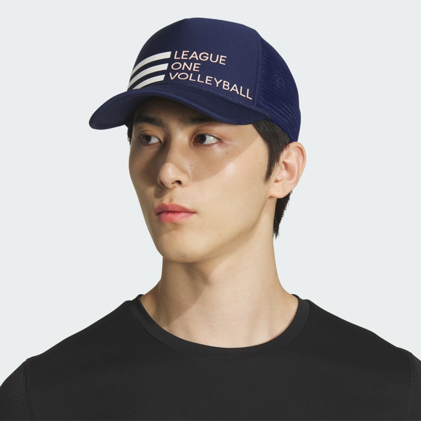 Collegiate Navy / Rose / White-