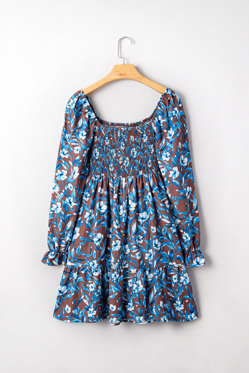 Threaded Pear Norava Ruffled Sleeve Floral Dress