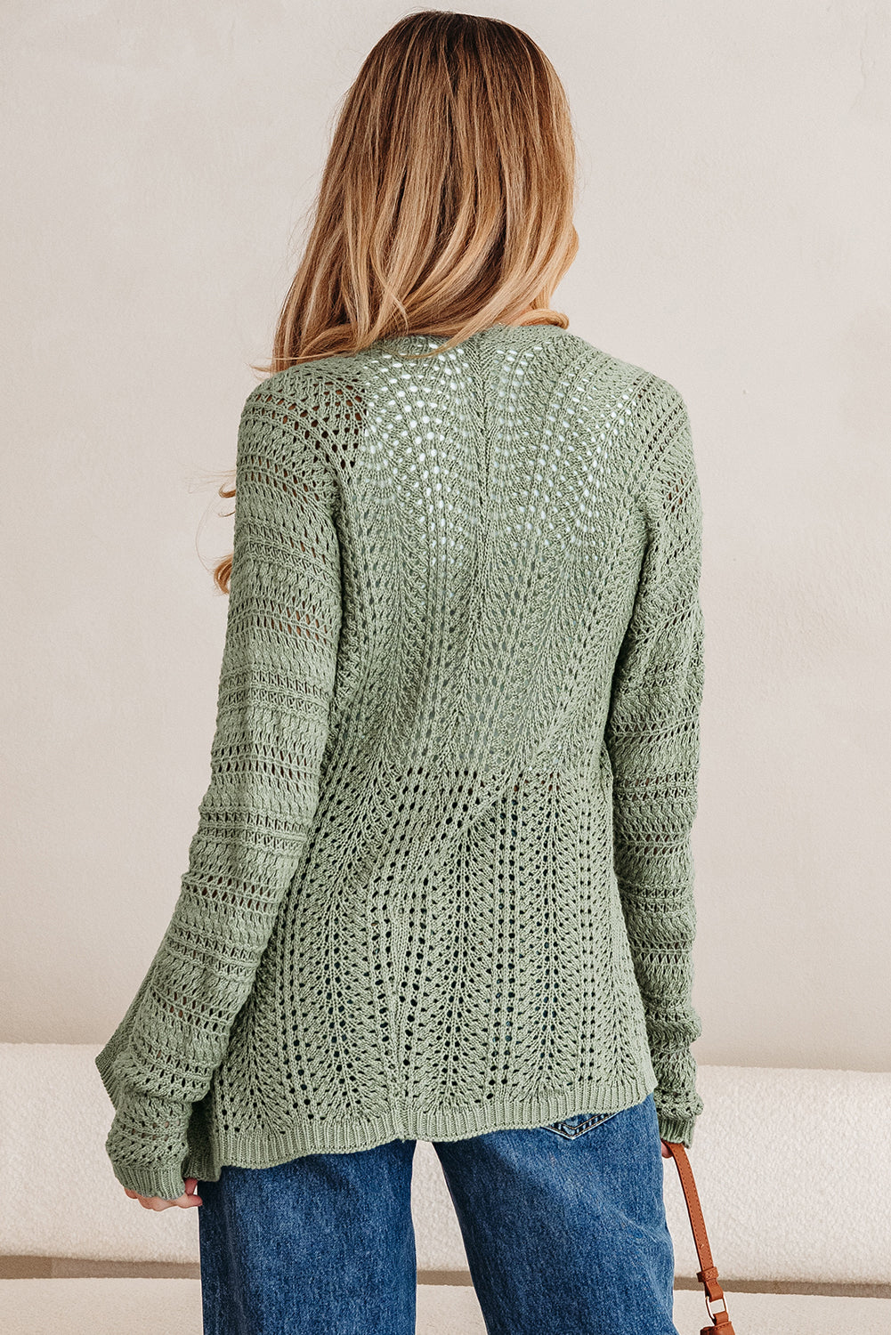 Threaded Pear Jordyn Knit Batwing Sleeve Cardigan