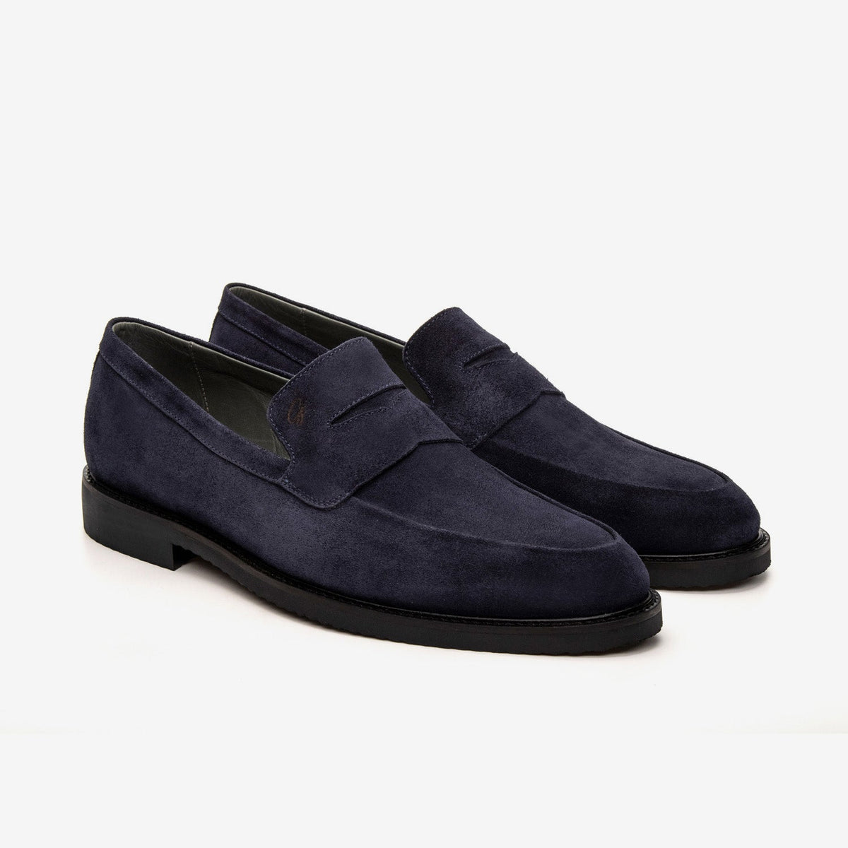 Navy Suede-