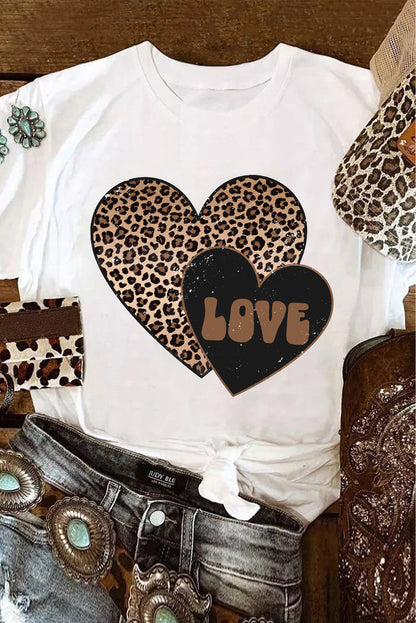 Threaded Pear Adriana Printed Valentines Graphic Tee