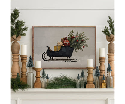 Kendrick Home Black Sleigh