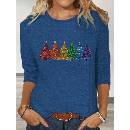 Women’s Christmas Shirt | Cute Christmas Tree Graphic Tee