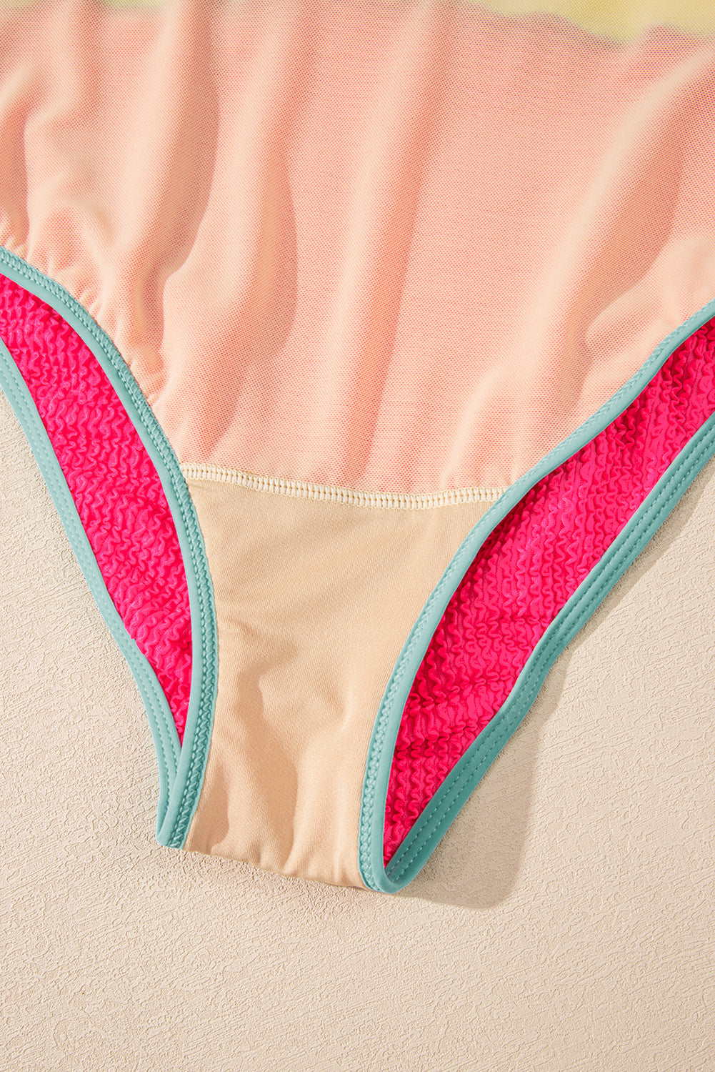 Threaded Pear Hanna Patchwork One Piece Swimsuit