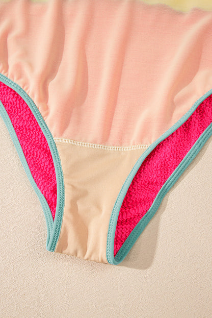 Threaded Pear Hanna Patchwork One Piece Swimsuit