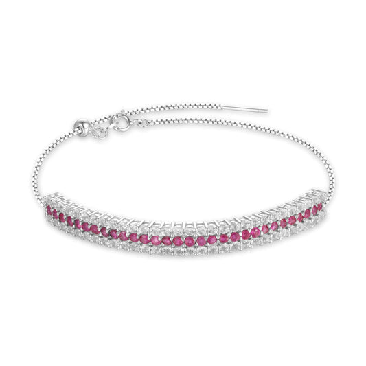 Ruby Tennis Bracelet