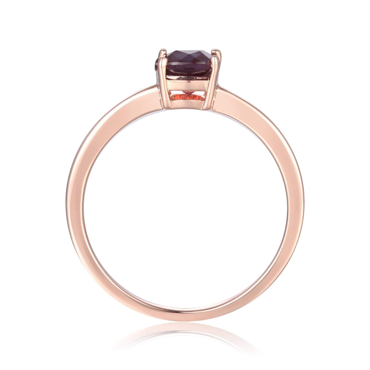Alexandrite Cushion Solitaire Ring