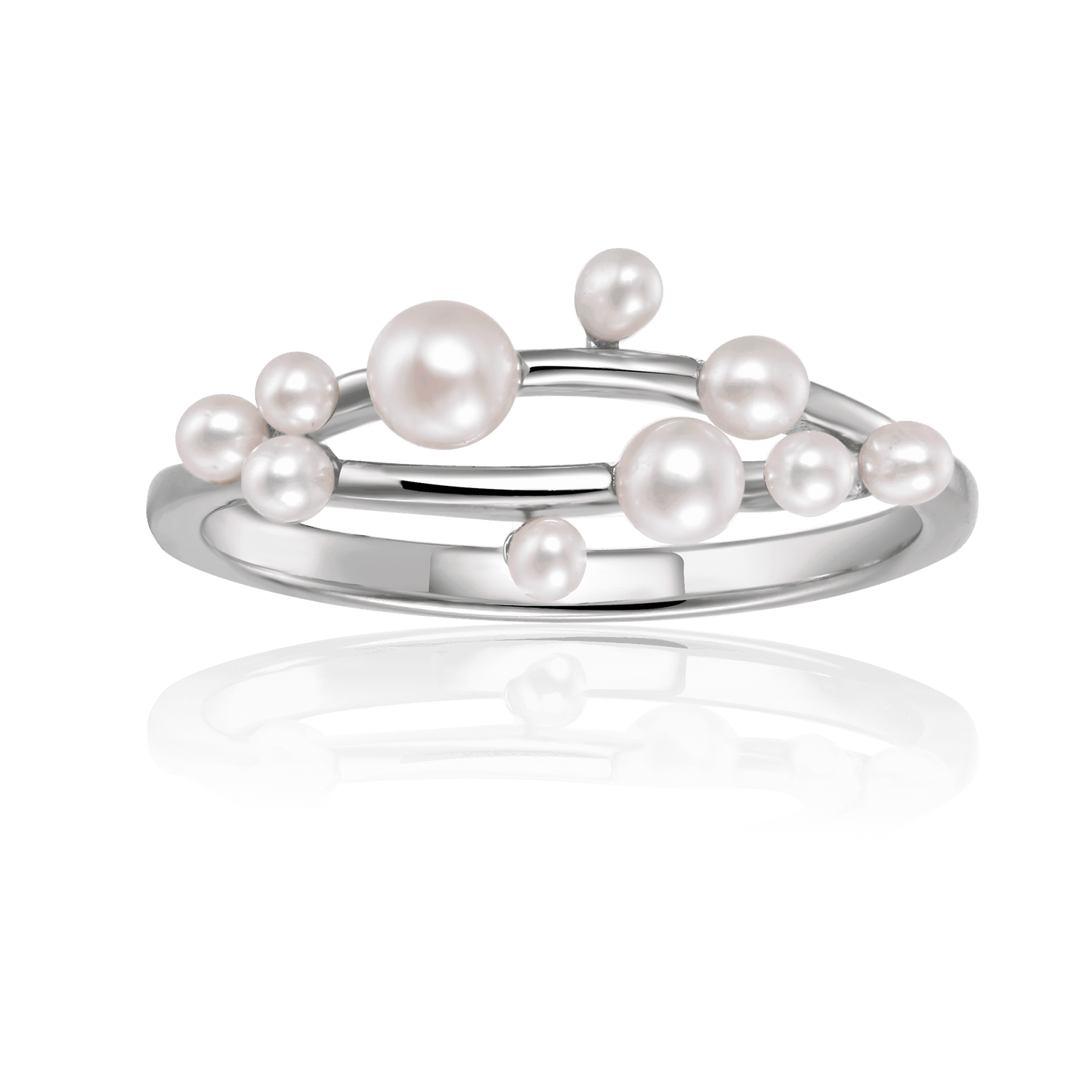 Pearl Cluster Ring