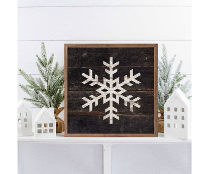Kendrick Home Snowflake Black