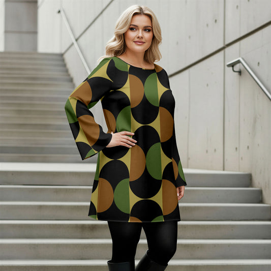 Brown, Green, and Yellow-