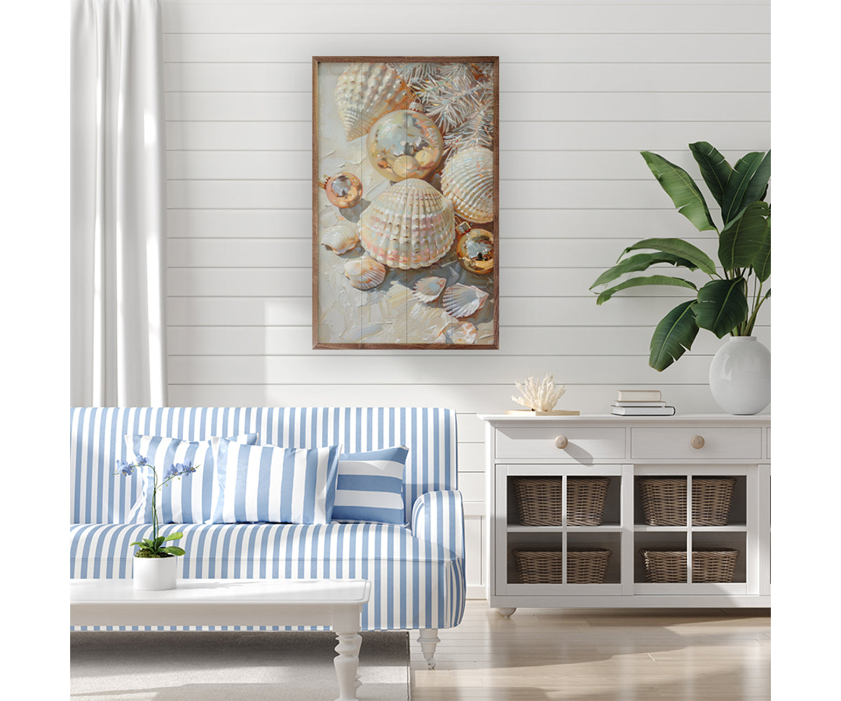 Kendrick Home Christmas Shells I By Petals Prints Design