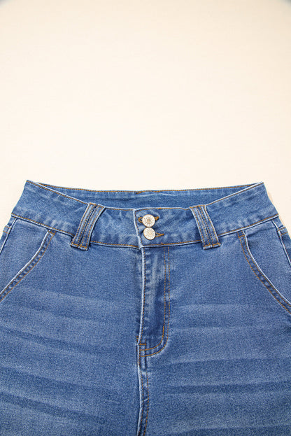 Threaded Pear Mikaela Fly Straight Leg Jeans