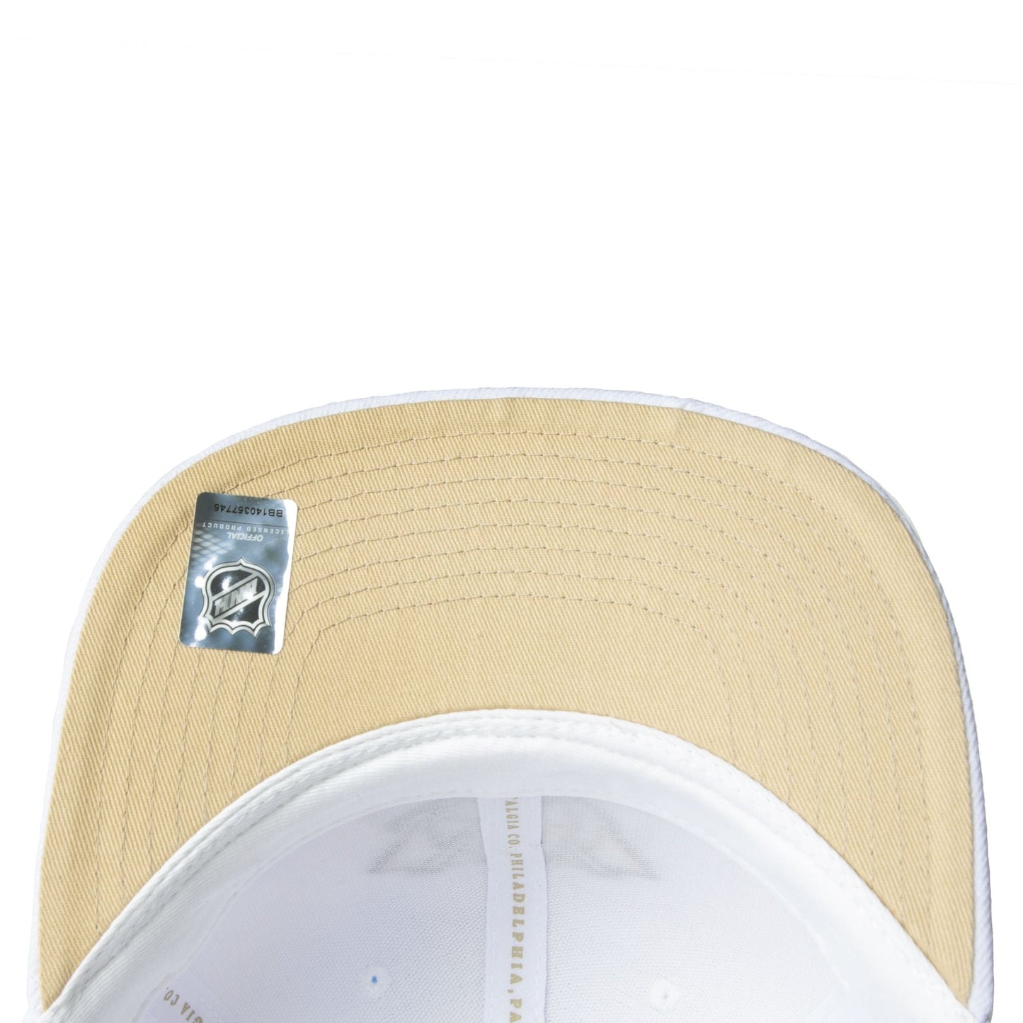 Men's Mitchell & Ness Nhl Winter White Snapback Ducks - White