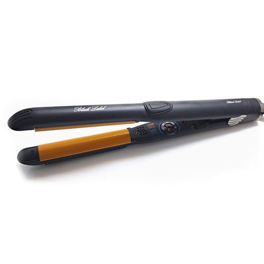 ISO Beauty Black Label Professional Round 1" Infrared & Nano Tech Solid Ceramic Flat Iron