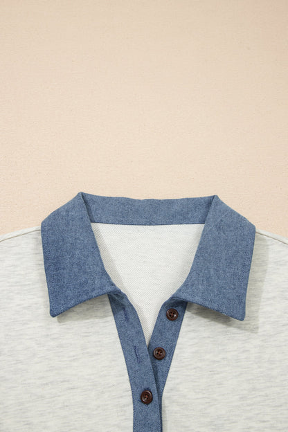 Threaded Pear Adelaide Polo Collar T Shirt