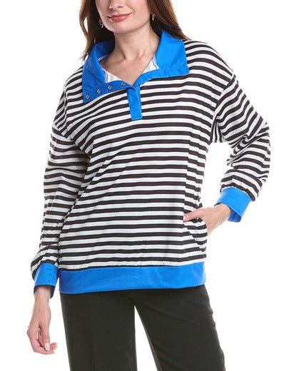 BLUE/BLACK STRIPE-