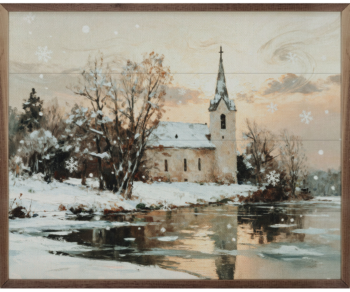 Kendrick Home Church In The Snow