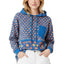 Blue Multicolor Boho Print