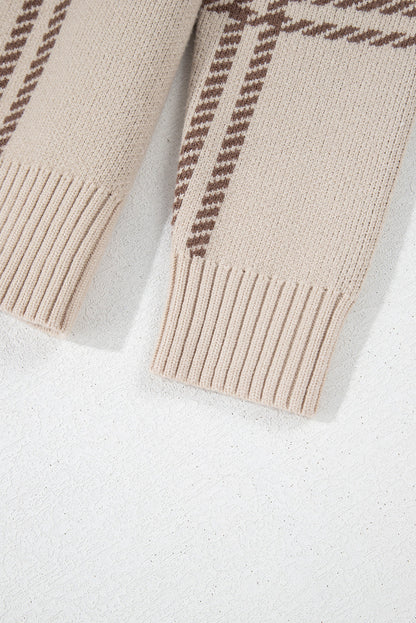 Threaded Pear Madison Knitted Drop Shoulder Sweater