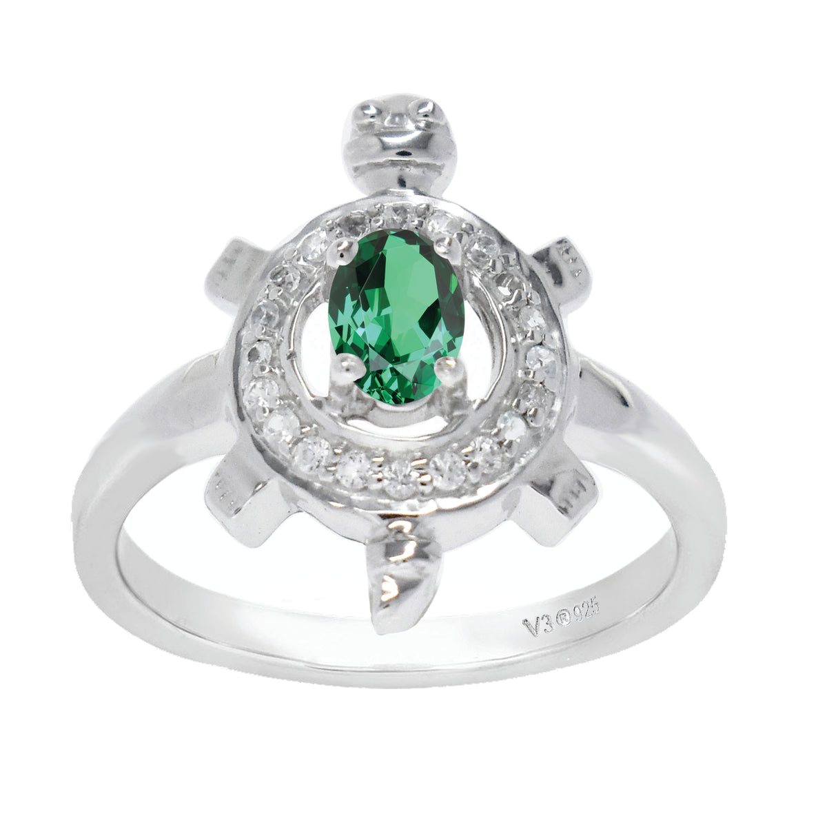 Green White-