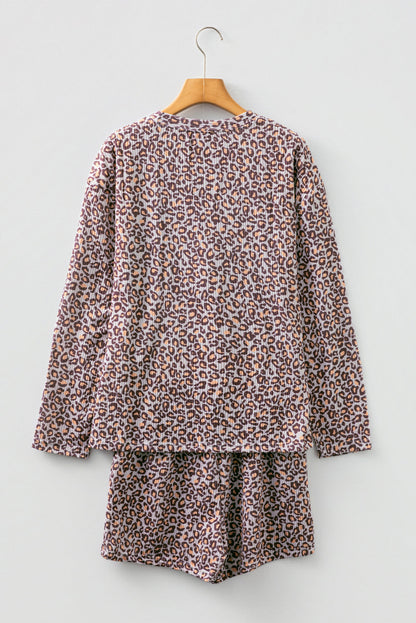 Threaded Pear Willow Ribbed Long Sleeve Lounge Set