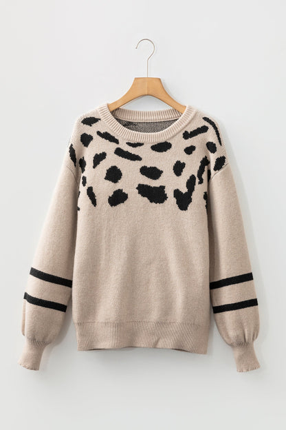 Threaded Pear Adrianna Detail Drop Shoulder Sweater