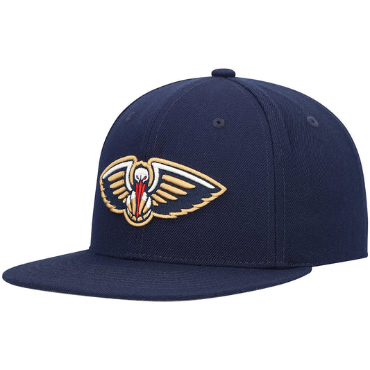 Men's Mitchell & Ness NBA Team Ground 2.0 Snapback Pelicans