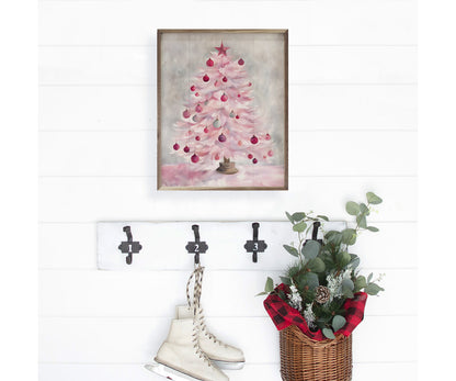 Kendrick Home Pink Christmas Tree