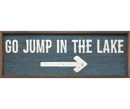 Kendrick Home Go Jump In The Lake Arrow Blue