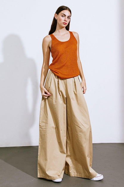 Blissful Love Woven Tank Top