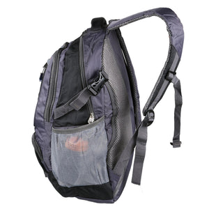 Fresh Fab Finds Unisex Casual Travel Backpack with Adjustable Straps (Black)