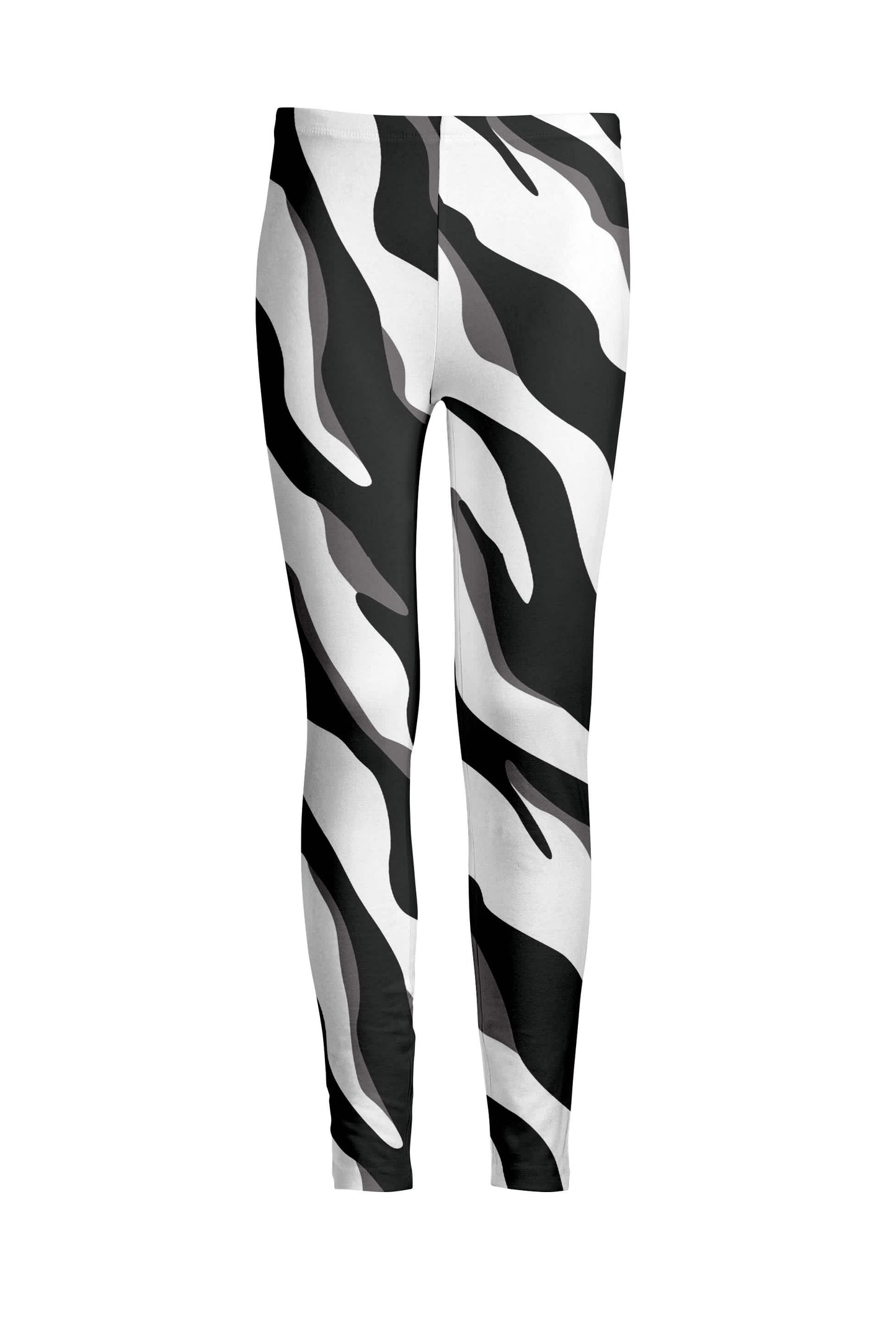 Black White Abstract Zebra-