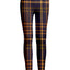 Navy and Orange Plaid