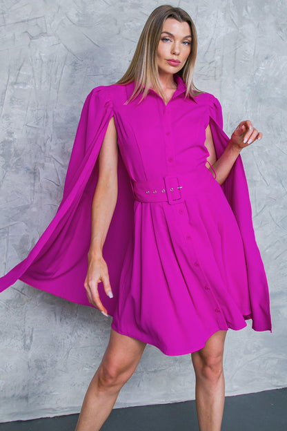 My Secret Style Woven Mini Dress