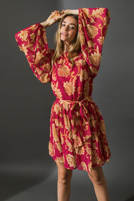One That Got Away Woven Mini Dress