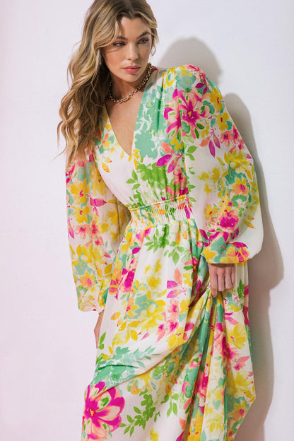 I Ain't Worried Woven Maxi Dress