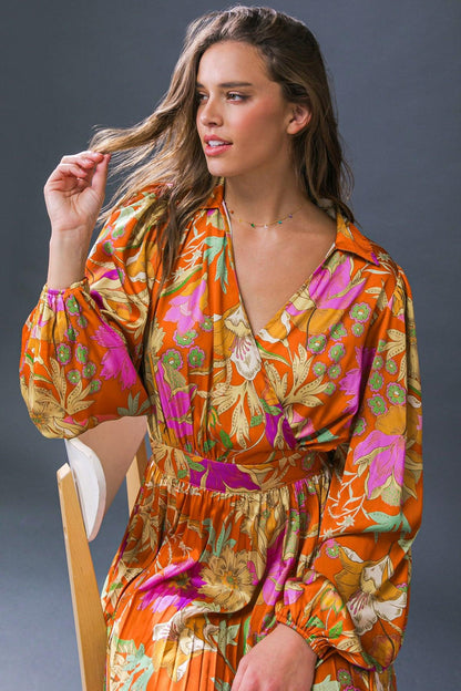 Keep Getting Better Woven Midi Dress
