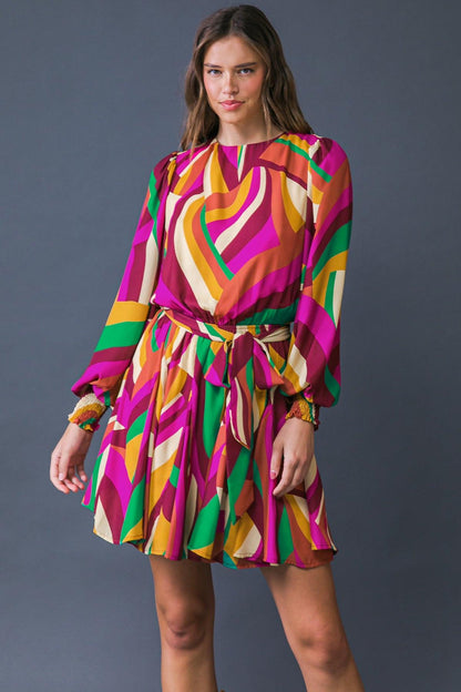Keep on Moving Woven Mini Dress