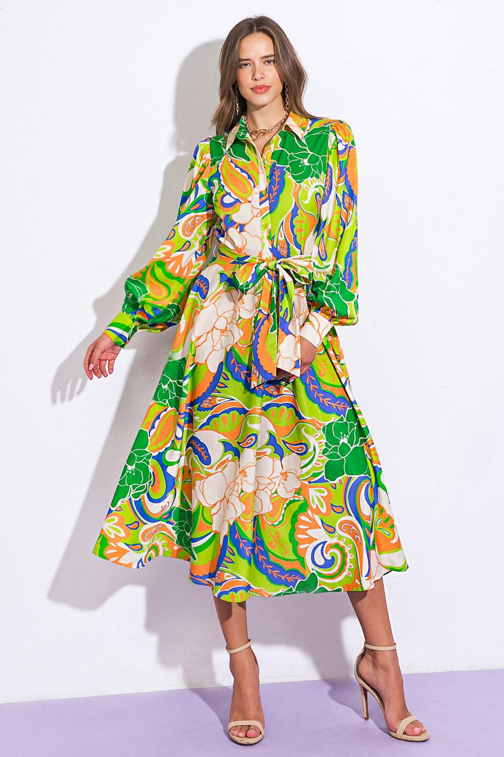Desirable Style Woven Midi Dress
