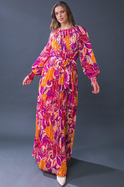 Changing Locations Woven Maxi Dress
