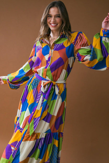 Remarkable Flair Woven Midi Dress