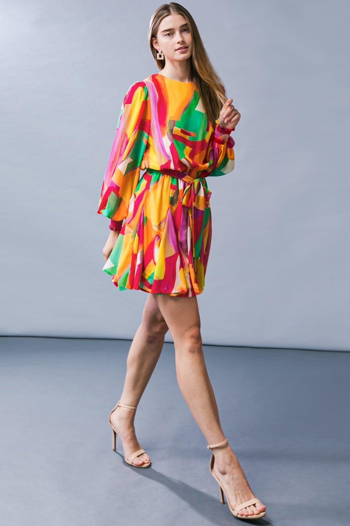 Truly Adorable Woven Midi Dress