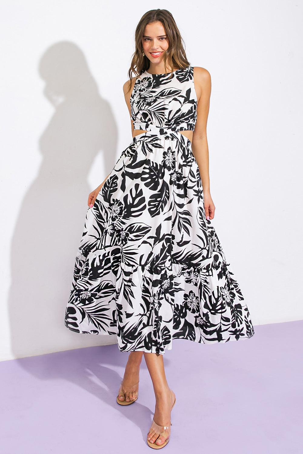 Live Your Truth Woven Midi Dress