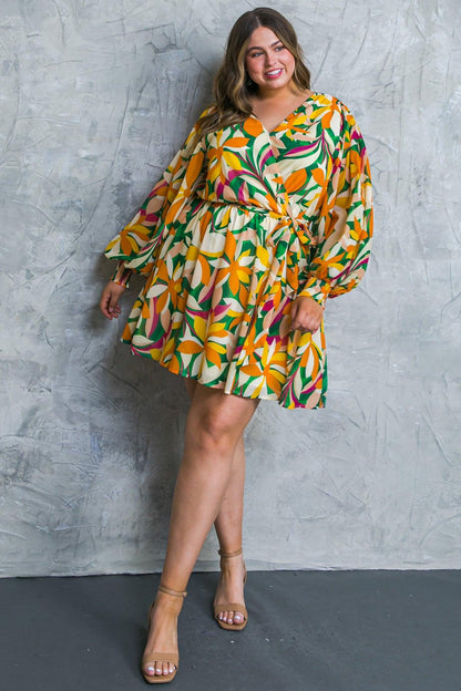 Daring Heart Woven Mini Dress
