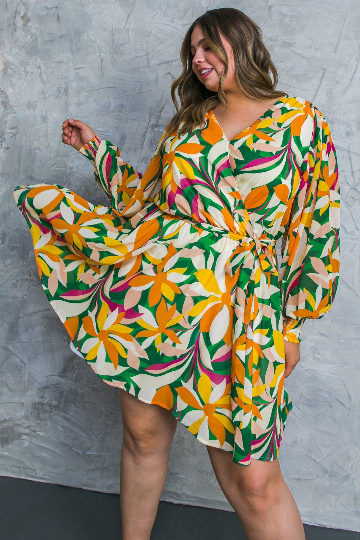 Daring Heart Woven Mini Dress
